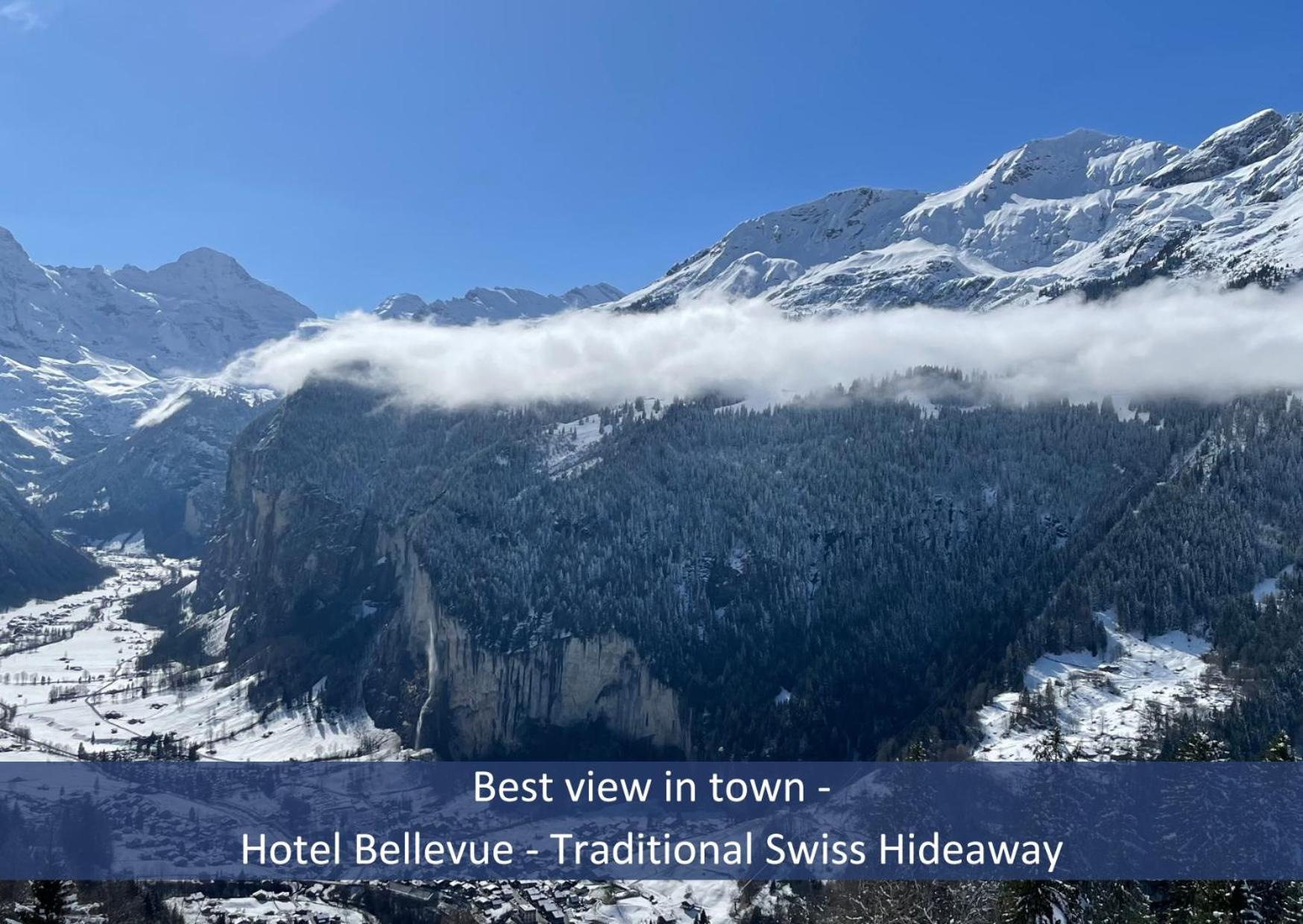 Hotel Bellevue - Traditional Swiss Hideaway Wengen Dış mekan fotoğraf